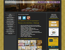 Tablet Screenshot of adriahouse.co.uk